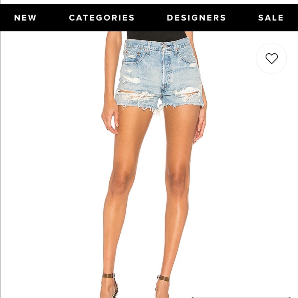Levi’s shorts from revolve